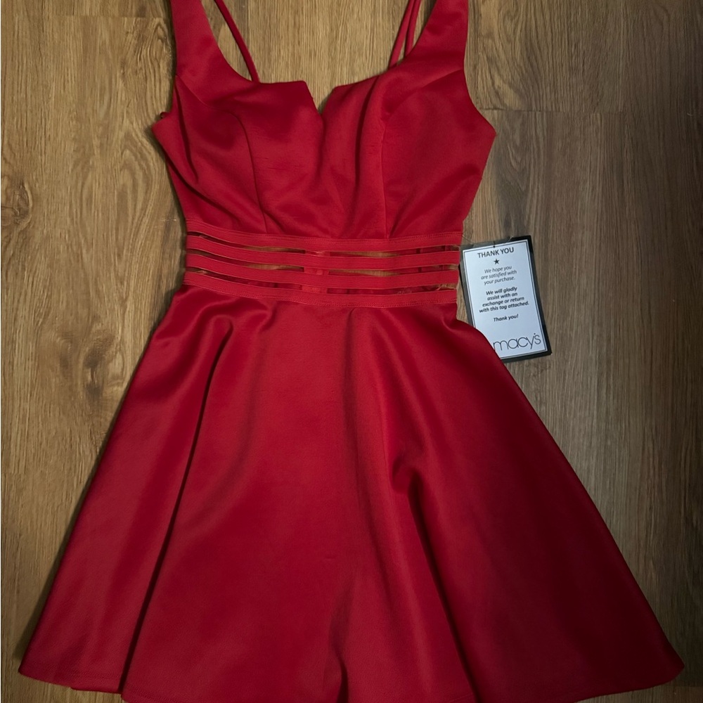 City Studio Red Mini Dress